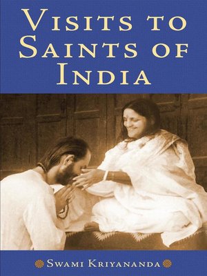 cover image of Visits to Saints of India